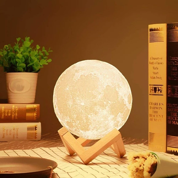3D Moon Lamp Night Light, Navya Handicraft