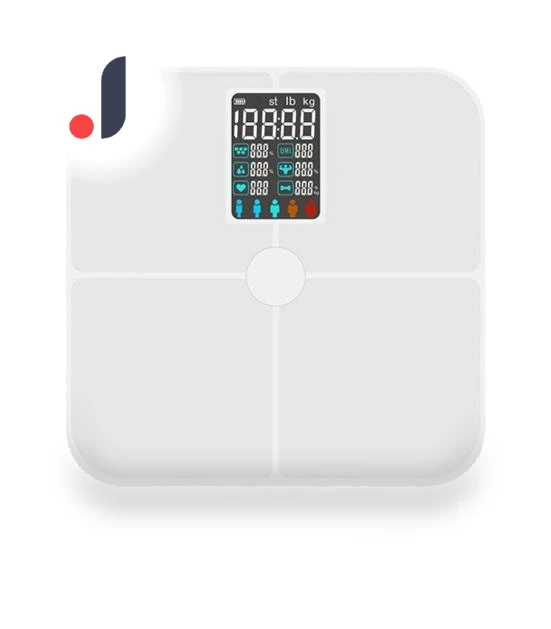 Body Fat Scale with Digital Display — Body Composition Analysis, Refreshing Home