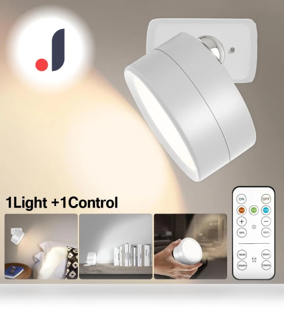 LED Wall Light with Touch and Remote Control — Wall Lighting, Build My Home