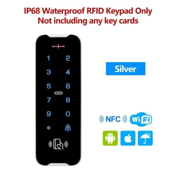 Waterproof RFID Access Control Keyboard, Comfort Homeware
