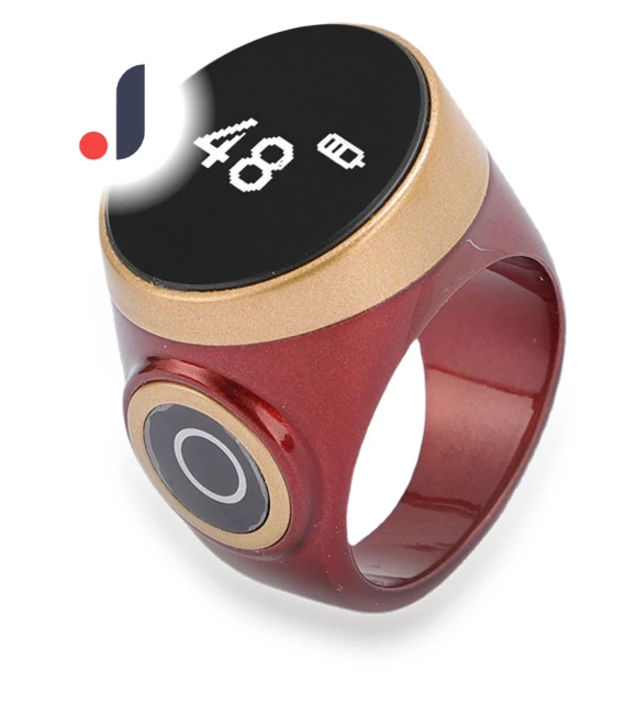 Digital LCD Screen Electronic Finger Ring Counter — Smart Rings, OutsideWorld