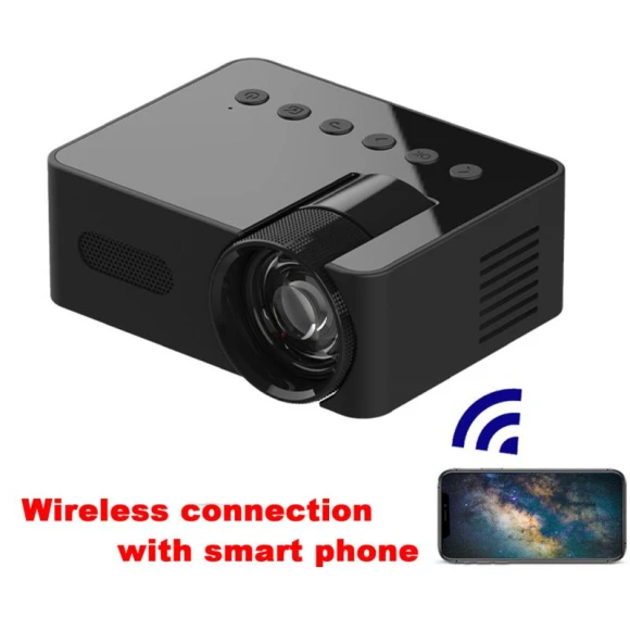 Wi-Fi Portable HD Mini Video Projector — Home Theater Projectors, Darling Women Boutique D