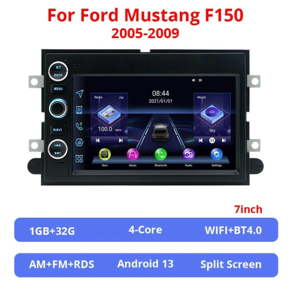 7-inch Android Car Stereo for Ford F150 — Car Infotainment System, NAVIGUIDE
