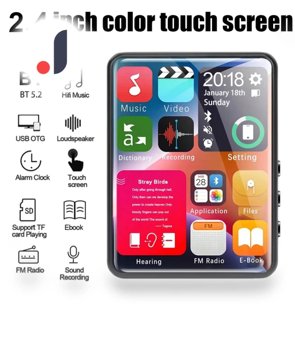 Full Touch Screen MP3 Player — Portable Media Players, PRISMA