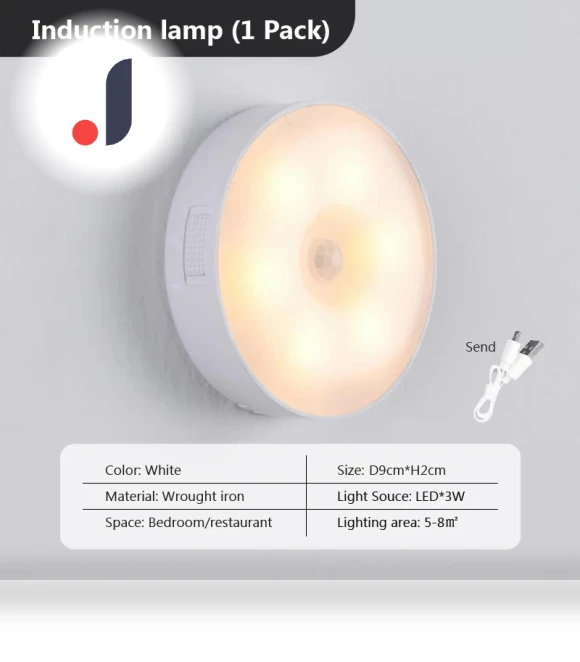 Modern LED Touch Smart Wall Night Light — Night Lights, AE Selection