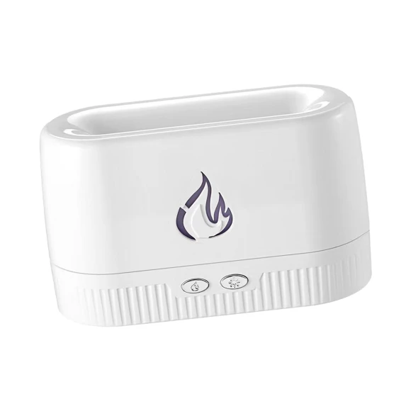 Portable Air Humidifier with Auto Shut-off and LED Flame Diffuser — Humidifier, TOP HOME