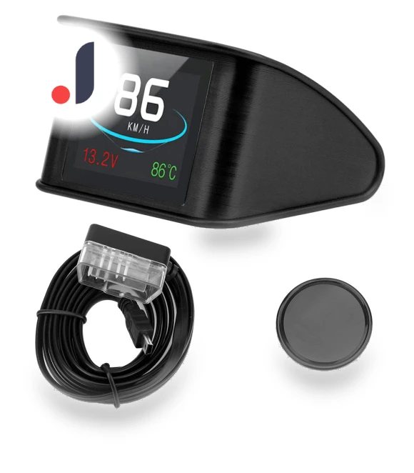 Smart Digital Meter HUD P10 Projection Display — Clock, AINYSZIN Automotive Parts