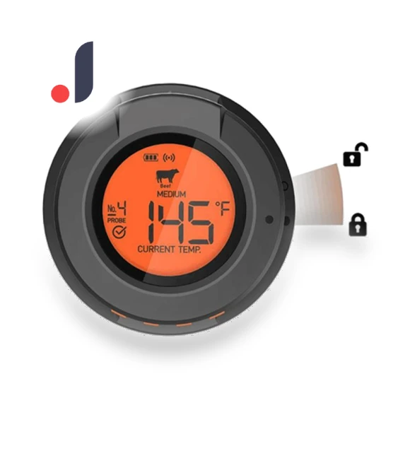 Wireless BBQ Remote Thermometer — Grill Thermometers, Happy Home Mall