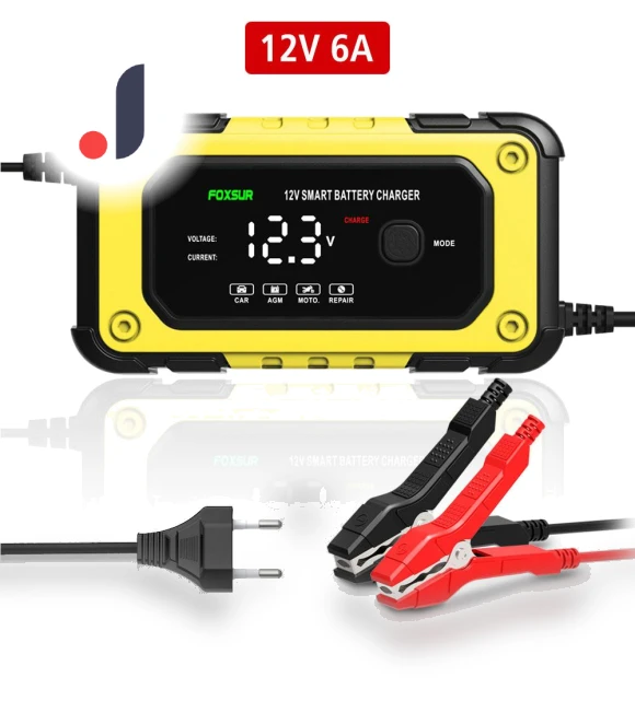 Smart Battery Charger for Auto Moto Lead-Acid AGM Gel VRLA — Chargers, IKEA Supermarket