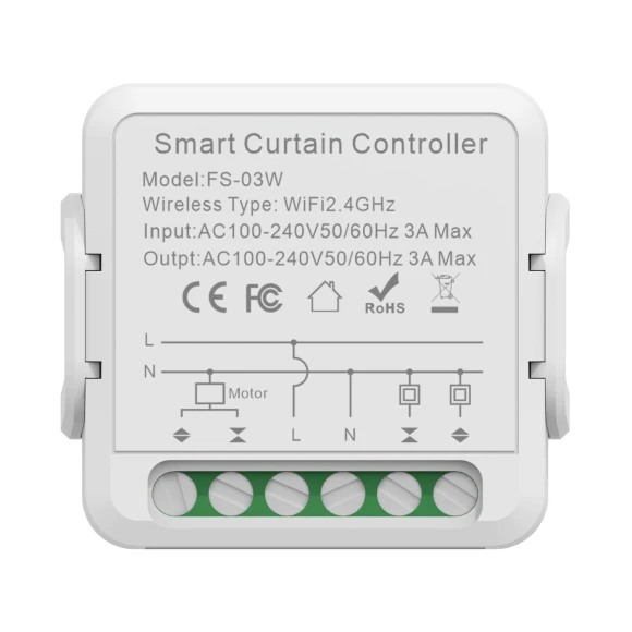 Smart Curtain Switch for Roller Shutters, Build My Home