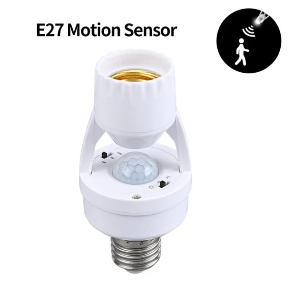 Smart LED Lamp Switch with PIR Motion Sensor — Smart Light Bulb, COOKING-MALL