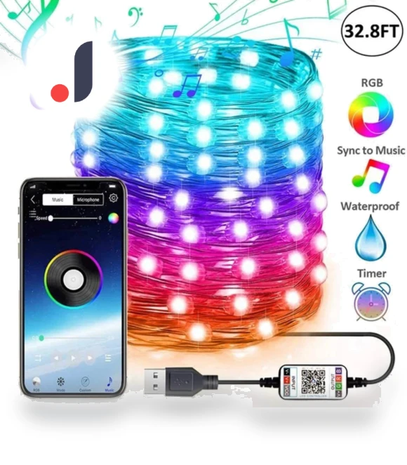 Smart RGB Fairy Lights — String Lights, LanZhong LED