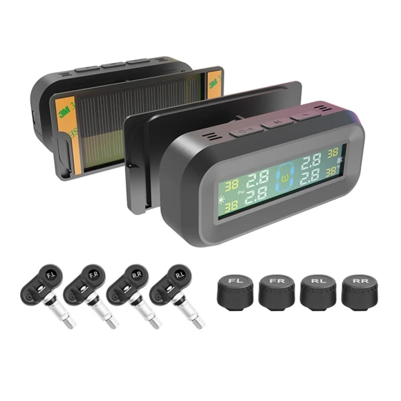 Smart Solar-Powered TPMS with Color Digital Screen — TPMS, Auto Home Solutions