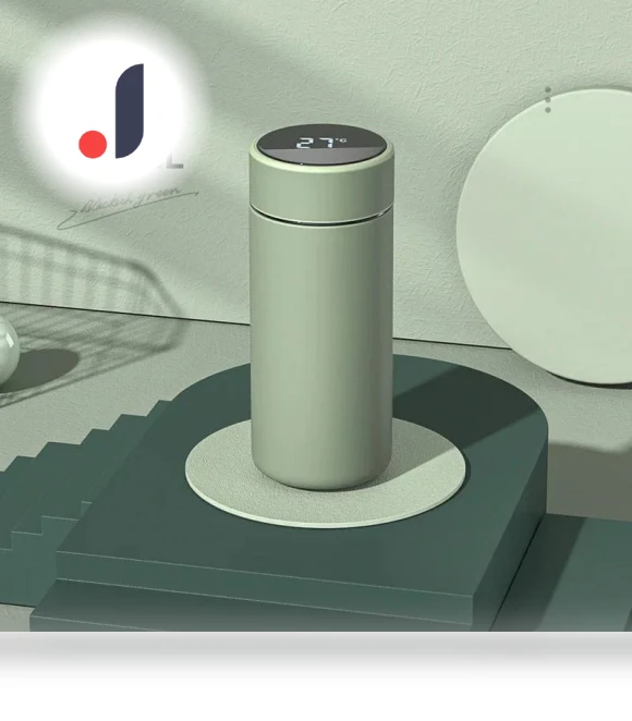 Smart Thermos Water Bottle — Travel Drinkware, Stone Home