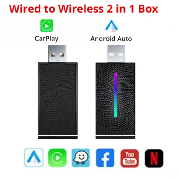Wireless Carplay and Android Auto AI Box — Car Accessories & Gadgets, A Auto Parts Mall