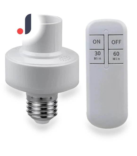 Wireless Remote Control Lamp Socket with Smart Timer Switch — Light Sockets, HIMO Group