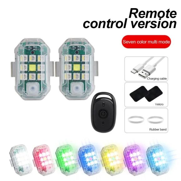 Wireless Remote Control LED Strobe Light, A Auto Parts Mall