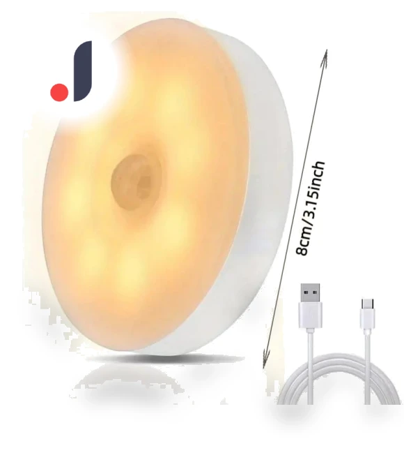 LED Night Light USB Rechargeable with Motion Sensor — Night Lights, Rainbow Rain