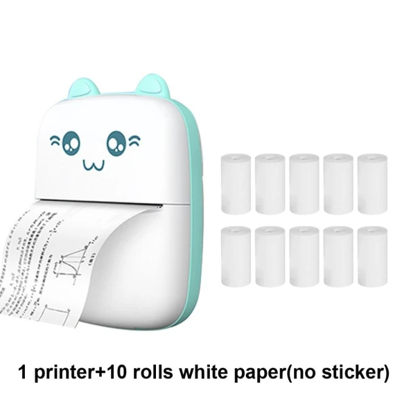 Mini Thermal Printer for Sticker Labels, KGG Kids Smart Watch