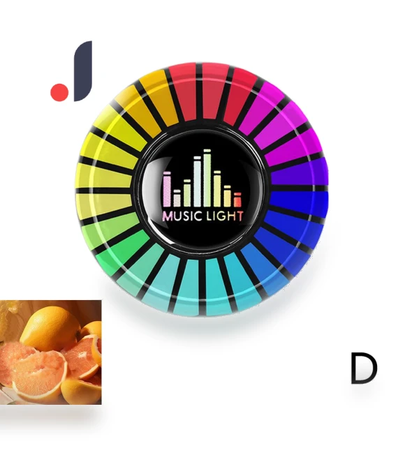 RGB Sound Pickup Smart LED 3D Lamp — Creative Lighting Solutions, JOHO