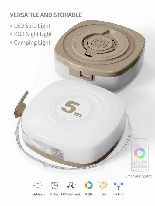 Smart APP LED Strip Light — String Lights, Cozy Cottage-Relax