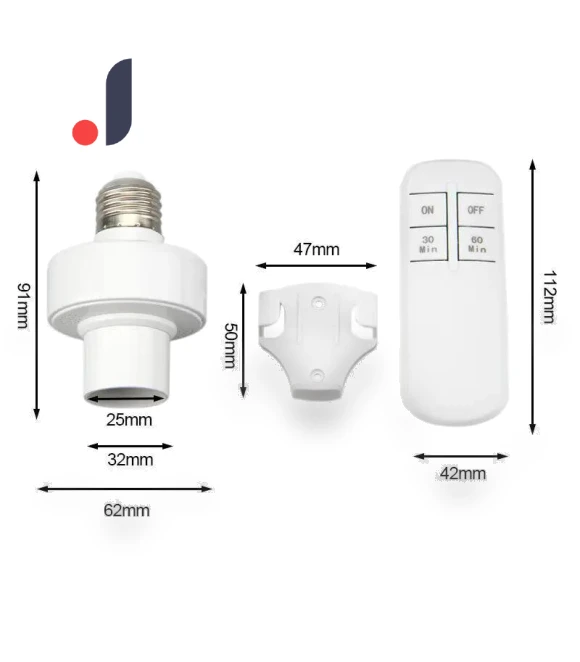 Smart E27 LED Switch with Remote Control — Dimmer Switches, Good Household Items