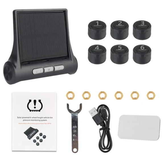 Solar Powered 6 Sensor TPMS System — TPMS, Explorer Outdoors