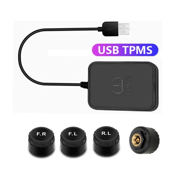 Universal USB Android TPMS Car Tire Pressure Alarm Monitor System — TPMS Sensor Replacements, JOHO - CarGear