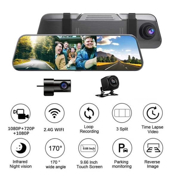 Mirror Dash Cam — Dash Cam, JOHO - CarGear