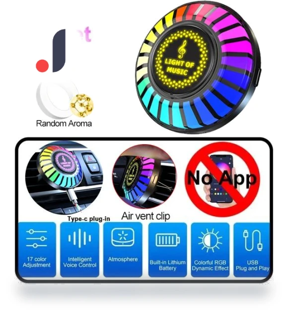 Smart RGB Pickup Lights LED 3D Ambient Lamp — Car Essentials, A Surname Home