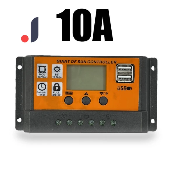 Solar Charge Controller with Dual USB Ports — Chargers, N-Car Decoration Products