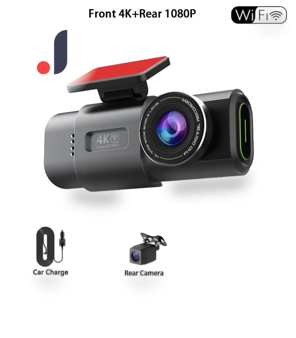 UHD 4K+1080P Dash Cam Dual Lens Car Recorder — Dashboard Cameras, JOHO - CarGear