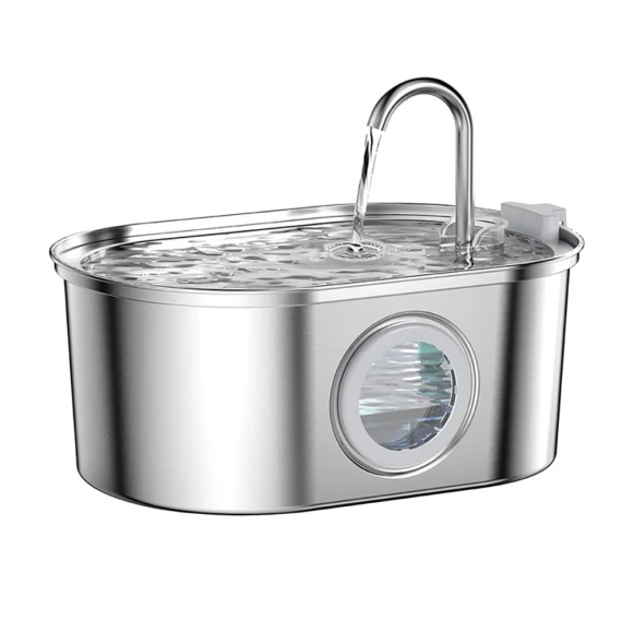 Automatic Pet Water Fountain with Viewing Window, Build My Home