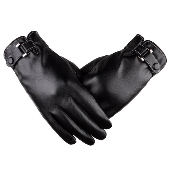 Men's Leather Touchscreen Gloves — Gloves & Mittens, Female s