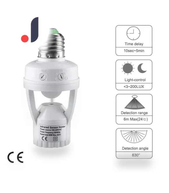 Smart E27 PIR Motion Sensor Light Switch — Dimmer Switches, HIMO Group