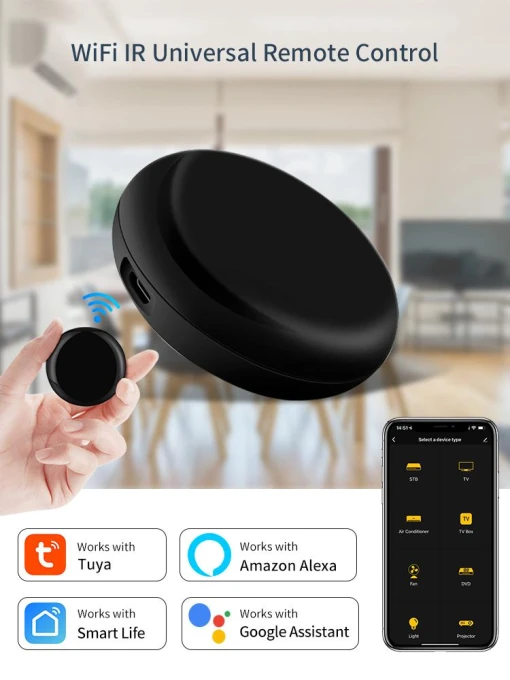 WiFi IR Remote Control, Cozy Cottage-Relax