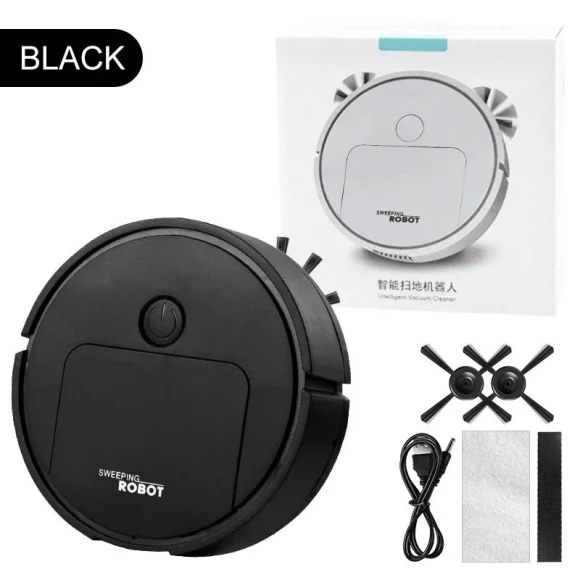 Mini Intelligent Sweeping Robot Vacuum — Smart Cleaning Robots, Good Figure