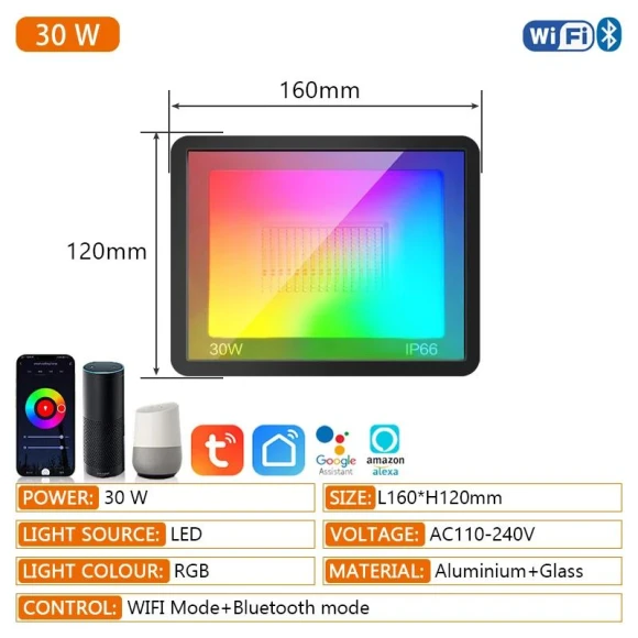 RGB TUYA Floodlight, AE Selection