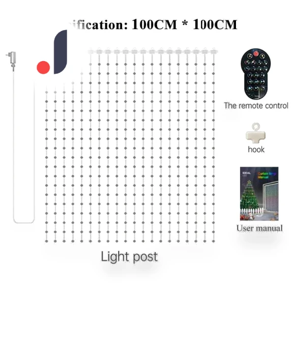 Smart Curtain String Light DIY Picture Text Led Display — String Lights, AE Selection