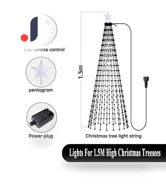 Smart RGB Christmas Tree Lights — Lighted Displays, AE Selection