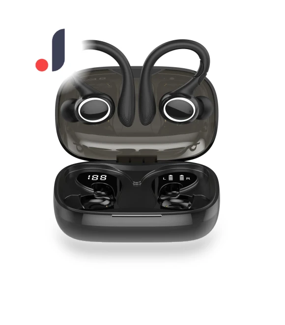 Sports Bluetooth Headset TWS with Hanging Earplug — Bluetooth Headsets, QUEED