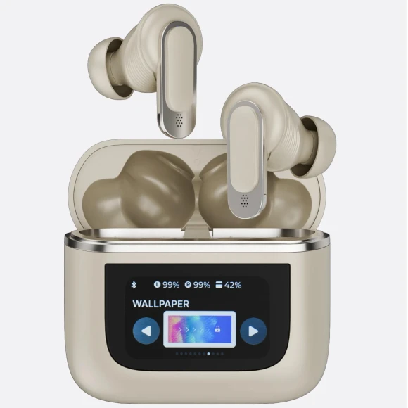 ANC Wireless Headphones with LED Display — Wireless Earbuds, NIYE