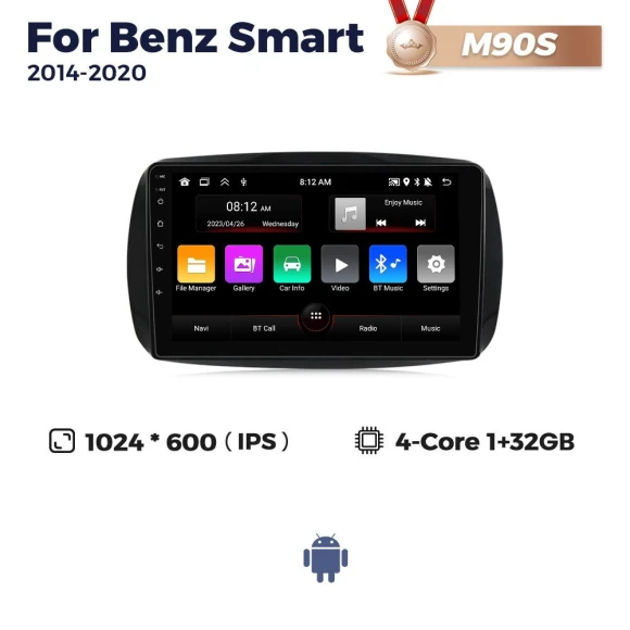 Android Auto Carplay Smart System — Stereo Receivers, Auto Launcher