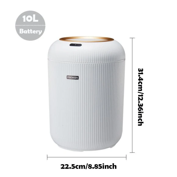 Automatic Trash Can with Lid — Kitchen Cans, World Auto Parts