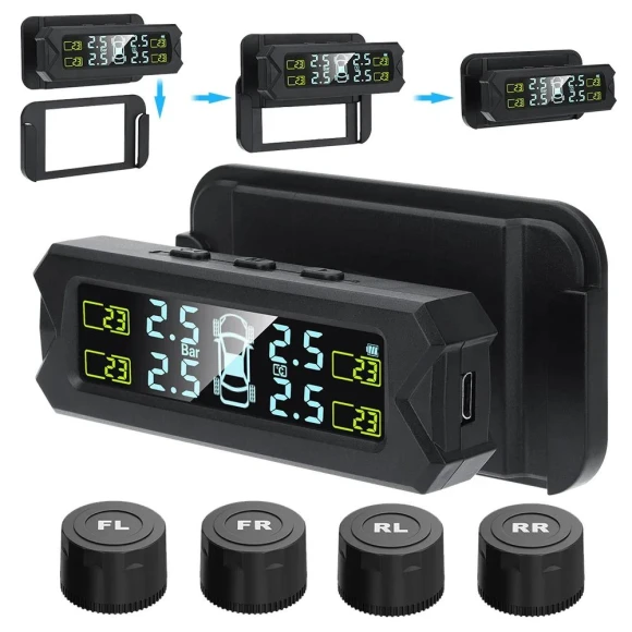 Digital Display Tire Pressure Monitoring System — TPMS, Auto Accessories Home