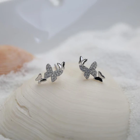 Smart Butterfly Earrings for Women, Original jewelry design