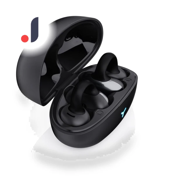 Sports Smart Noise Cancelling Ear Clip — In-Ear Headphones, QUEED