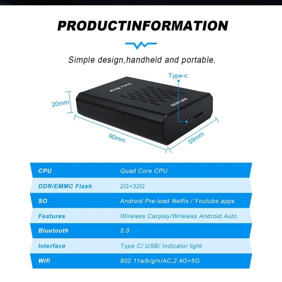 Android Auto CarPlay AI Box — Car Infotainment System, Auto Accessories Home