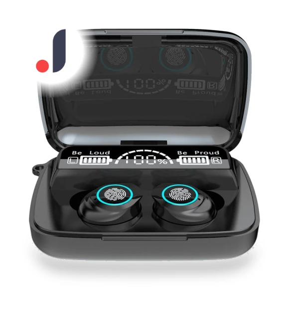 Bluetooth Headset with LED Display — Audio Gear, QUEED