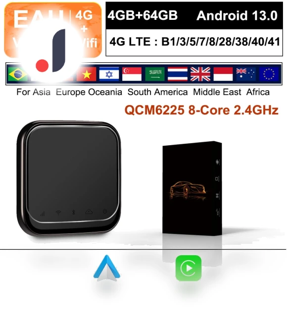 Wireless CarPlay Android Auto Mirrorlink Adapter — Stereo Receivers, JOHO - CarGear